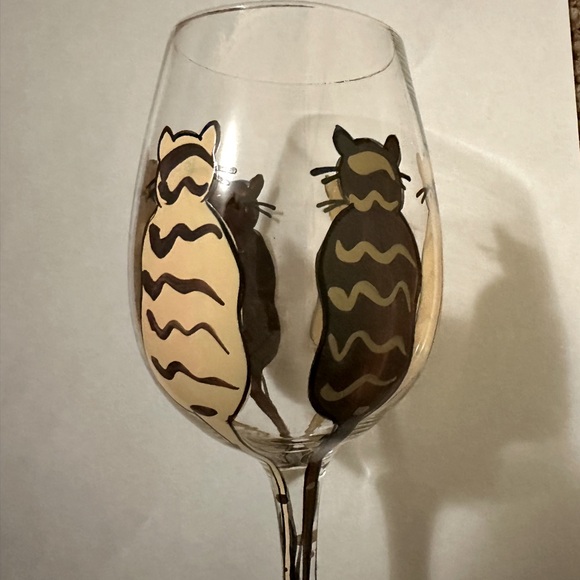Cat Lover’s Wine Glass - Picture 3 of 6